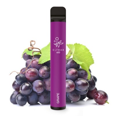 Vape Desechable ELF600 Grape 20mg - Elf Bar