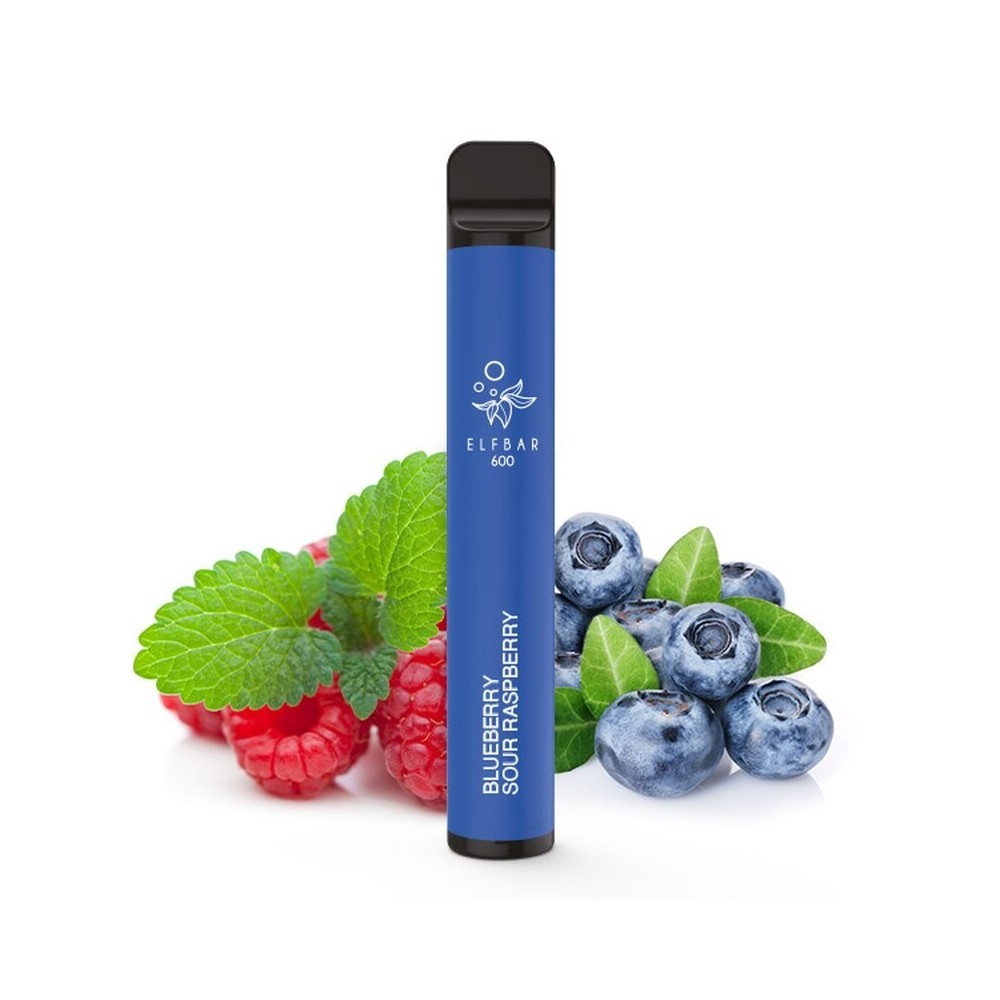 Vape Desechable ELF600 Blueberry Sour Raspberry 20mg - Elf Bar