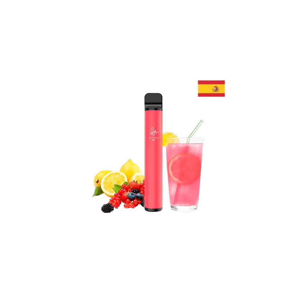 Vaper Desechable Sin Nicotina ELF600 Pink Lemonade 0mg