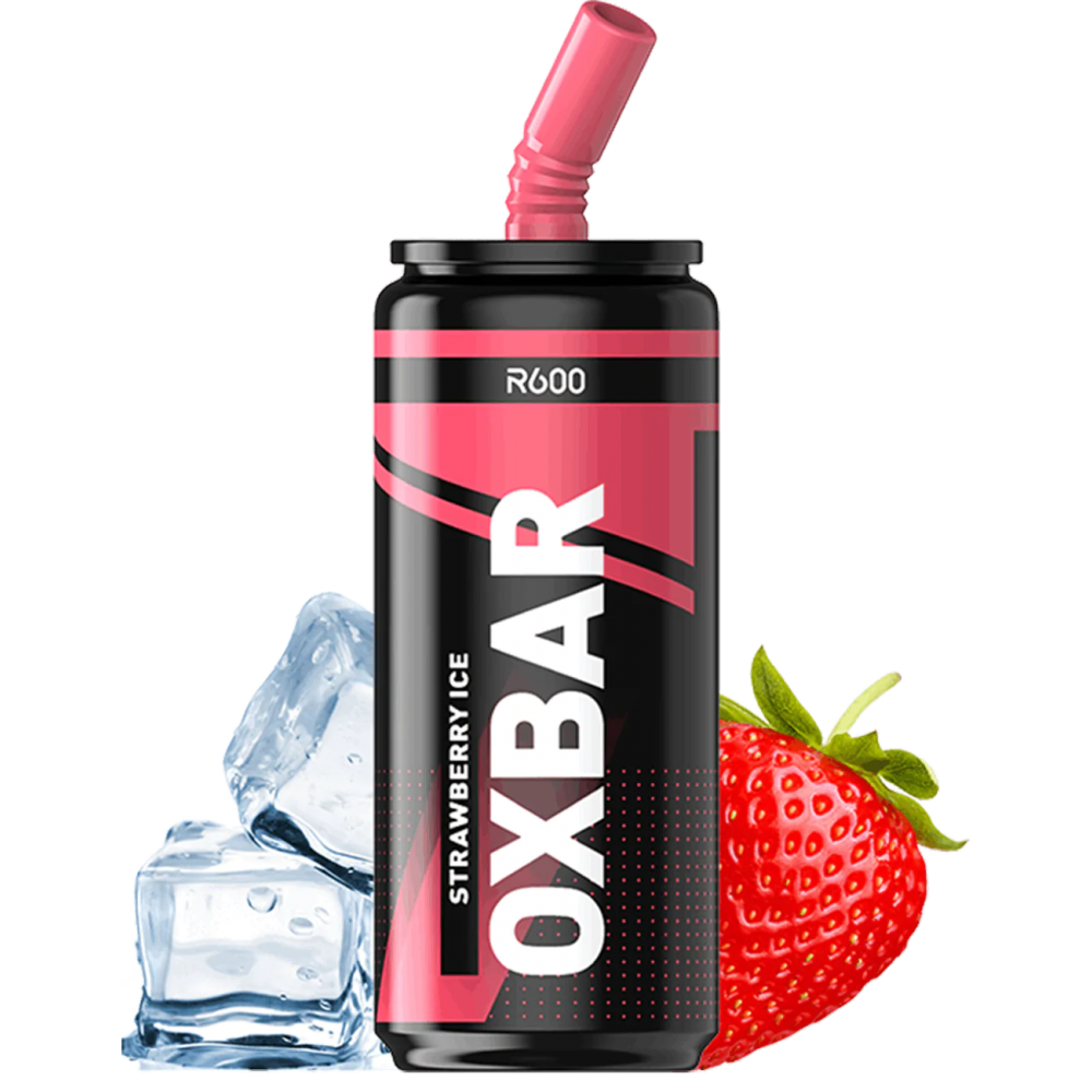 Vaper Desechable Sin Nicotina OXBAR R600 Strawberry Ice 0mg