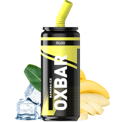Vaper Desechable Sin Nicotina OXBAR R600 Banana Ice 0mg