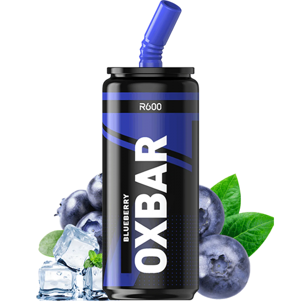 Vaper Desechable Sin Nicotina OXBAR R600 Blueberry 0mg