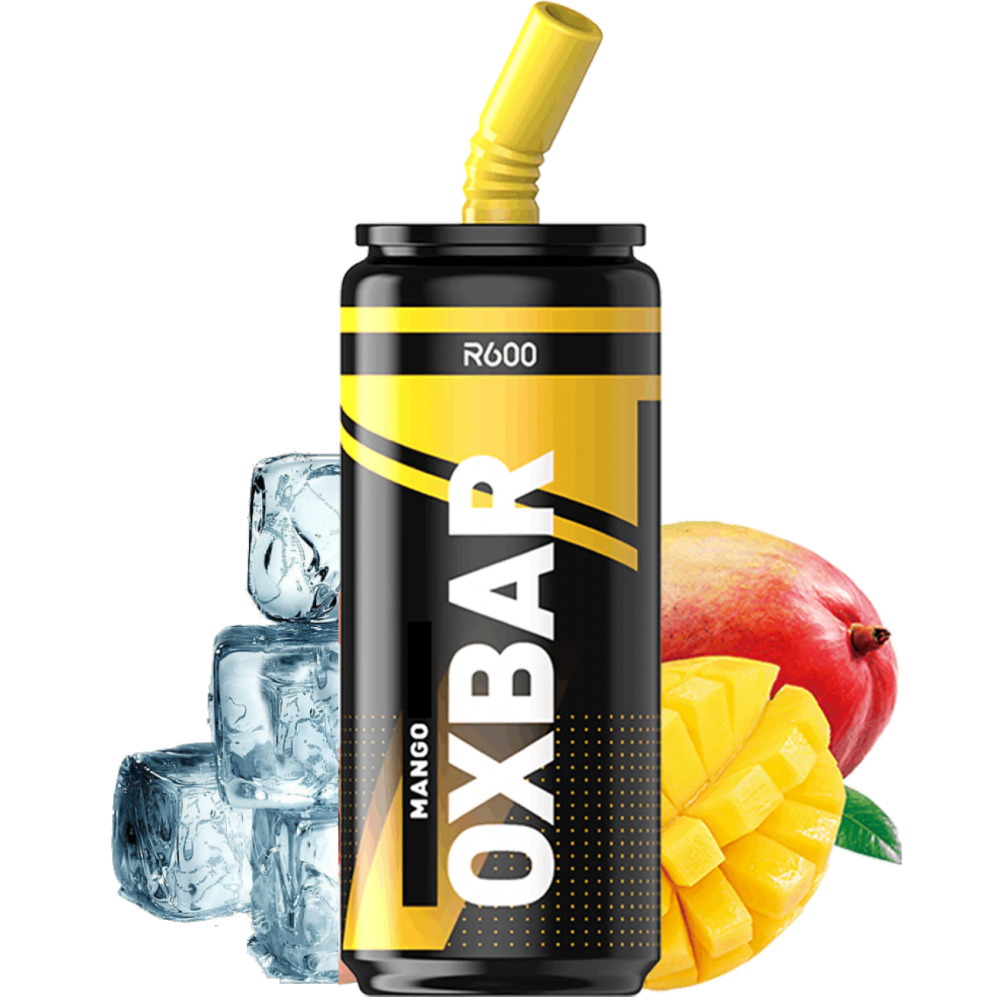 Vaper Desechable Sin Nicotina OXBAR R600 Mango Ice 0mg