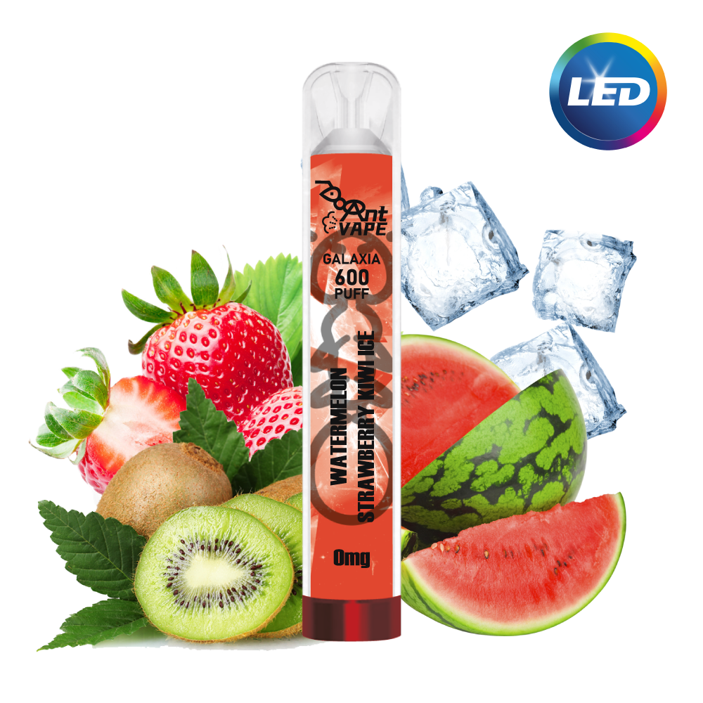 AntVape Galaxia Watermelon Strawberry Kiwi Ice Pod Desechable Sin Nicotina