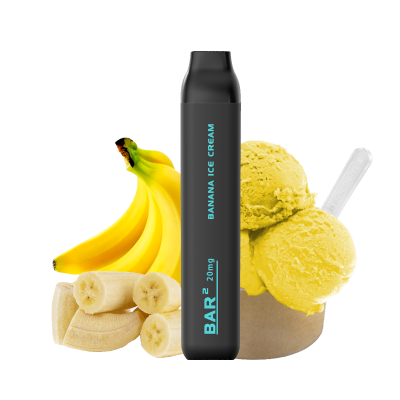 Vaper Desechable AntVape & Bar2 Banana Ice Cream 20mg