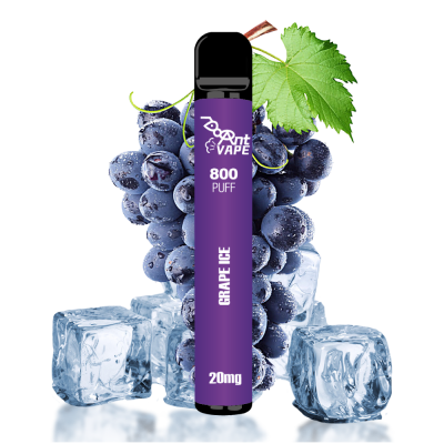 AntVape 800Puffs Grape Ice 20mg