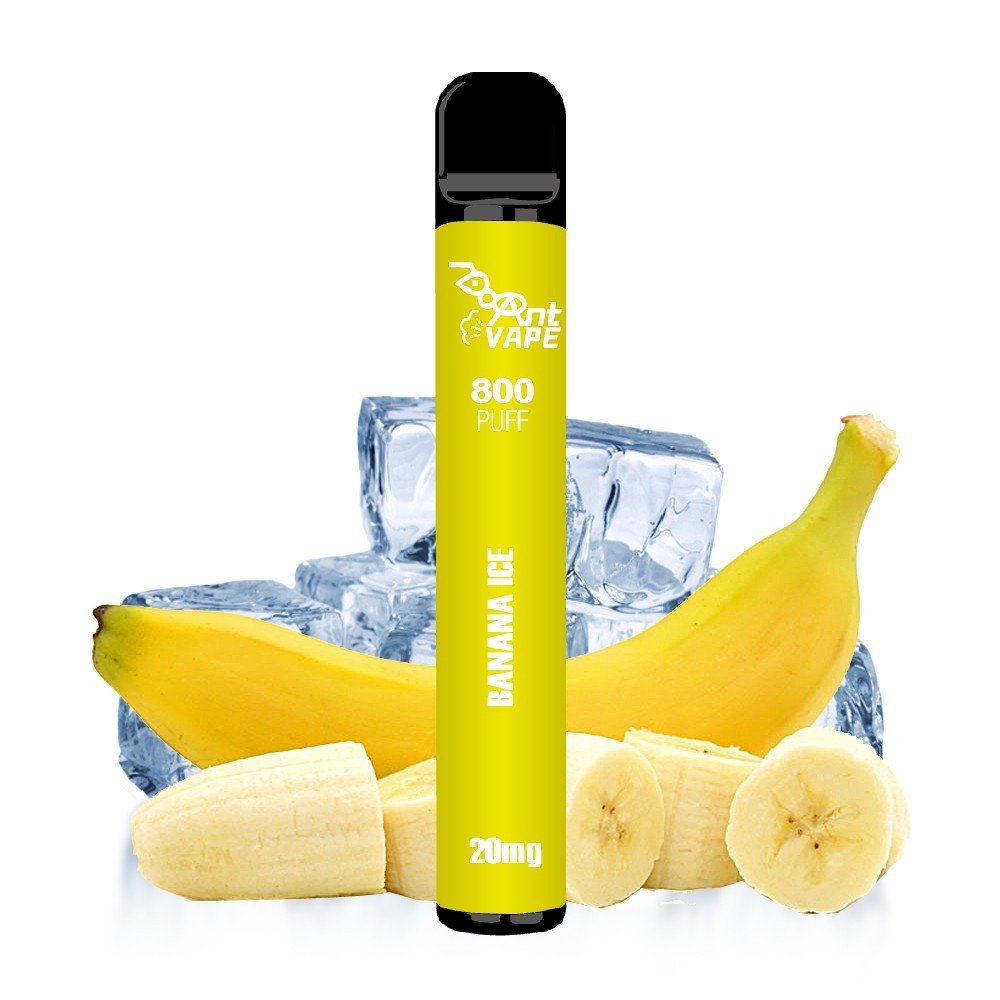 Vape Desechable Banana Ice 20MG 800Puffs - AntVape