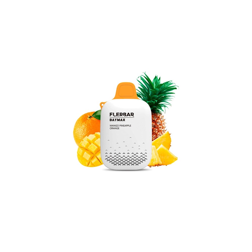 Flerbar Baymax 3500 Puffs Mango Pineapple Orange Sin Nicotina