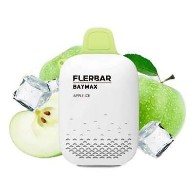 Flerbar Baymax 3500 Puffs Baymax Apple Ice Sin Nicotina