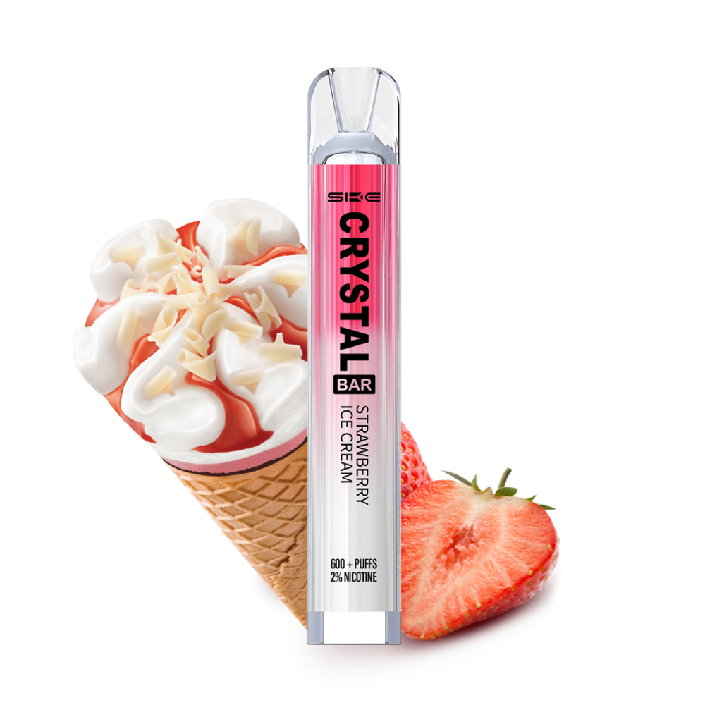 Ske Crystal Bar Strawberry Ice Cream 20mg