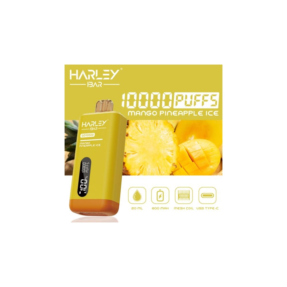 Harley Bar GD10000 Mango Pineapple Ice