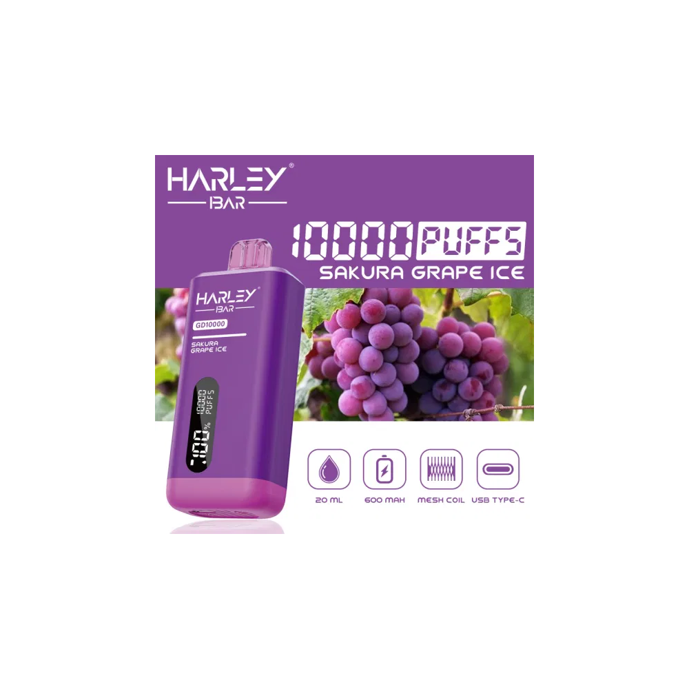 Harley Bar GD10000 Sakura Grape Ice