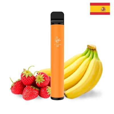 Vape Desechable ELF600 Strawberry Banana 20mg - Elf Bar