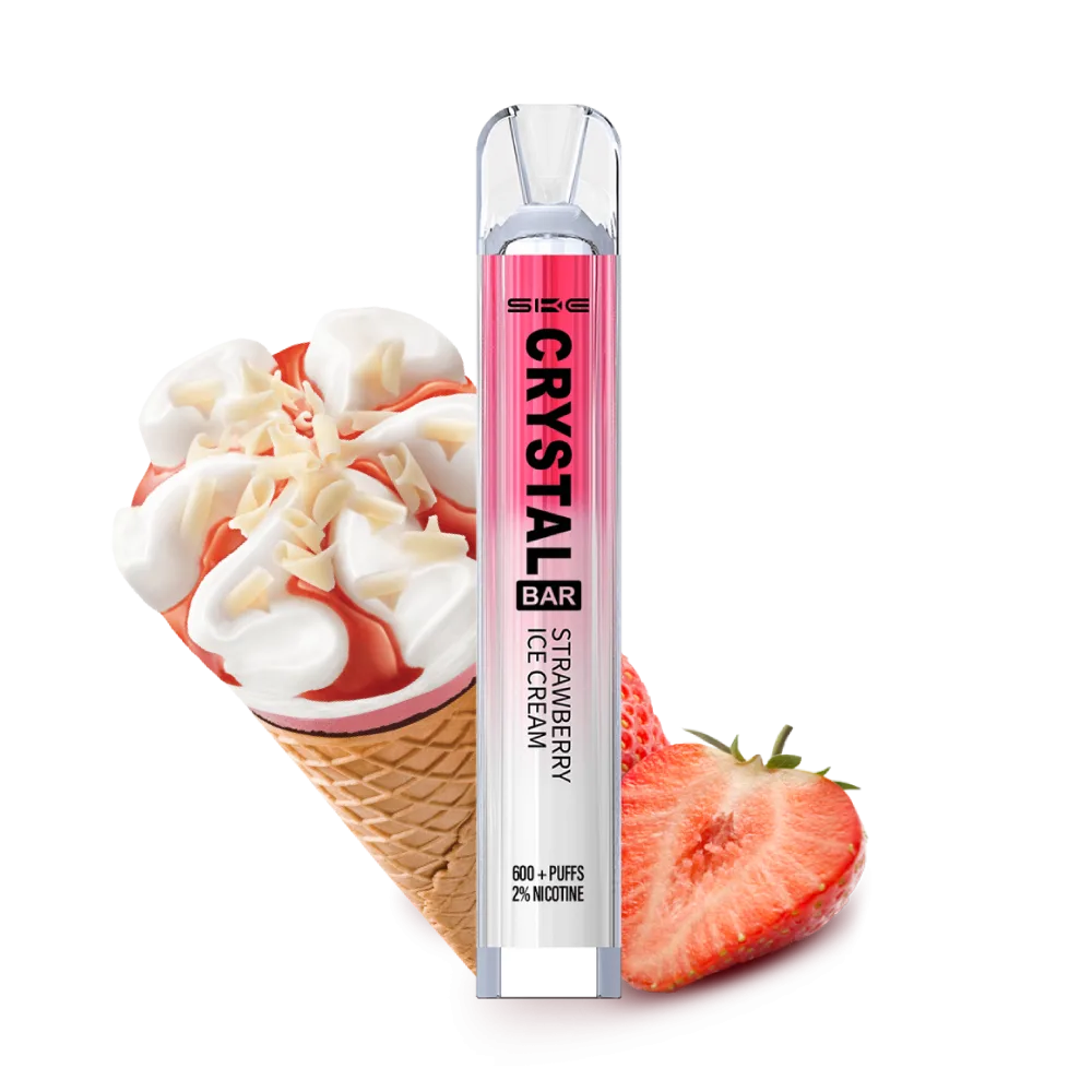 Ske Crystal Bar Strawberry Ice Cream 20mg