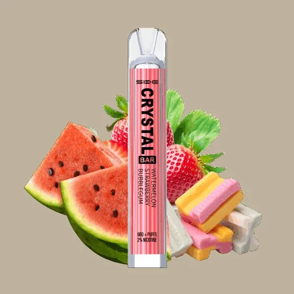 Ske Crystal Bar Watermelon Strawberry Bubblegum 20mg