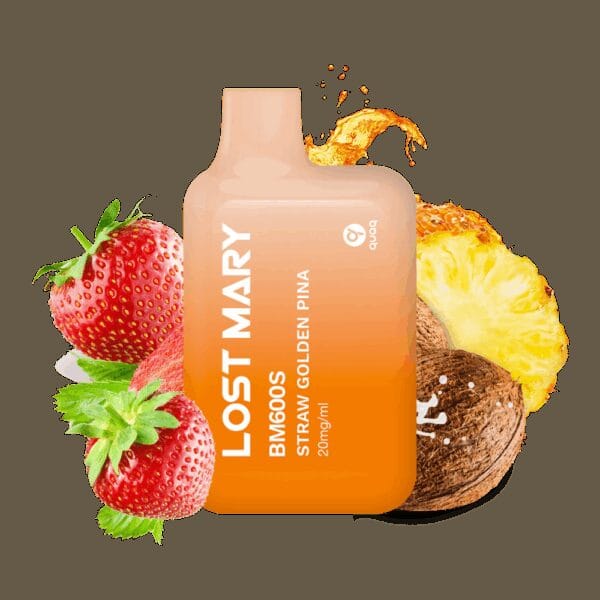 Lost Mary BM600S Straw Golden Piña
