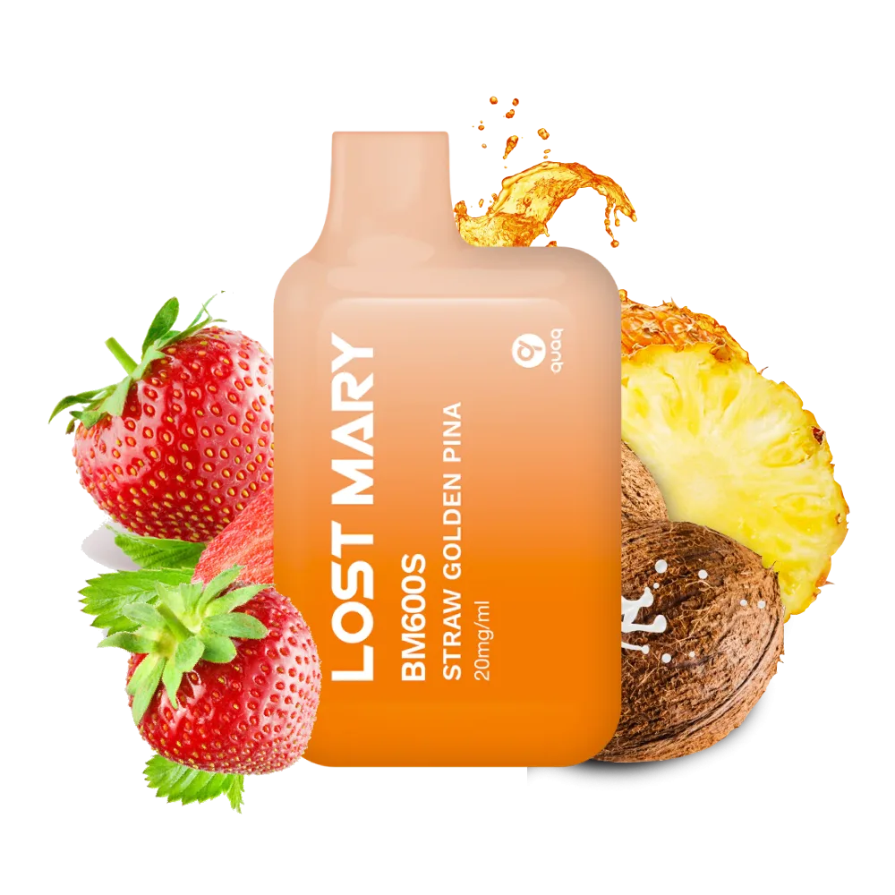 Lost Mary BM600S Straw Golden Piña