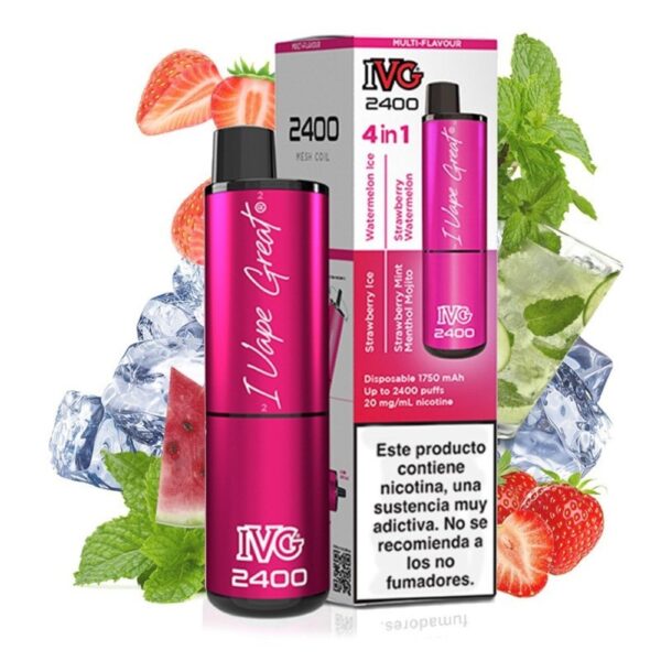 IVG 2400 Pink 4 en 1